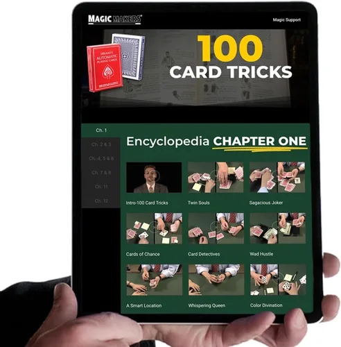 Vista 2 de Magic Makers El kit de 100 trucos de cartas incluye mazo marcado y baraja de trucos Svengali