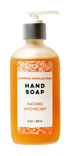 Vista 4 de NATURE'S APOTHECARY DAYSPA Body Basics - Juego de jabón líquido ecológico de calabaza y vainilla Chai, vegano, sin sulfatos, hipoalergénico, incluye