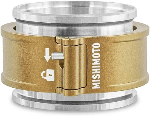 Vista 10 de Mishimoto MMCLAMP-QD-25CL Montaje de abrazadera de liberación rápida, 2.5" Plata