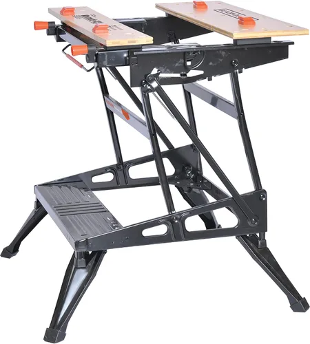 Vista 4 de BLACK+DECKER Banco de trabajo portátil, centro de proyectos y tornillo de banco con abrazaderas IRWIN QUICK-GRIP, con una sola mano, mini bar, 6