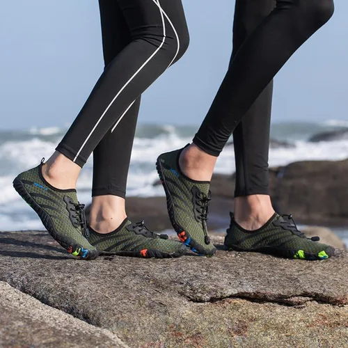 Vista 9 de New Men's and Women's Beach Shoes Quick-Drying Shoe Couple's Outdoor Swimming Five-Finger Shoes Wading Upstream Shoes Snorkeling Water Skiing Shoes