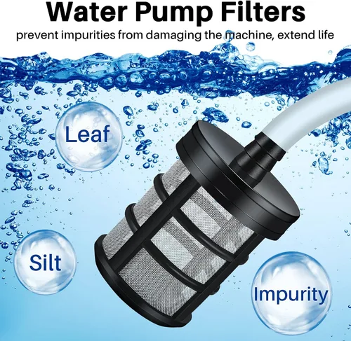 Vista 5 de Tondiamo 4 filtros de manguera doméstica para bomba de agua, filtro de sedimentos de 3/8 pulgadas, 1/2 pulgada, filtro de agua de acero inoxidable