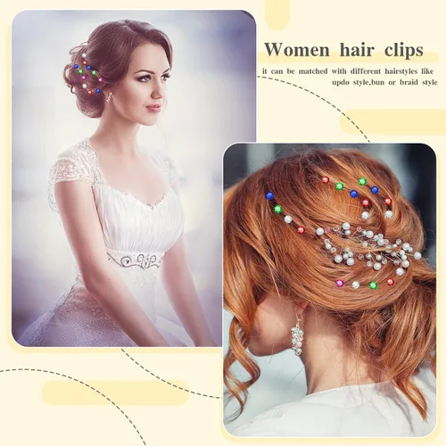 Vista 6 de BENBO - Horquillas para el cabello en espiral con diamantes de imitación, 72 unidades, coloridos y brillantes, de cristal, tornados, espirales