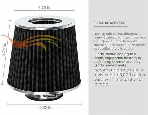 Vista 4 de Rtunes Racing Kit de admisión de aire frío para 10-12 MAZDA3 2.5L L4