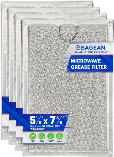 Vista 8 de Reemplazo de filtro de microondas 19.4 cm x 13 cm para GE WB06X10309 WB06X10359 Filtro de grasa de microondas - También se ajusta a LG Kenmore y más