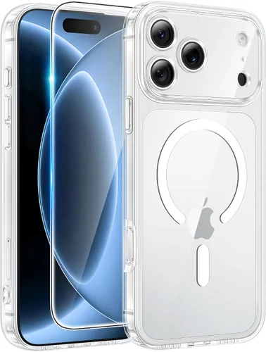 Vista 58 de FNTCASE - Funda para teléfono 18 Pro, funda para teléfono 17 Pro, compatible con Magsafe
