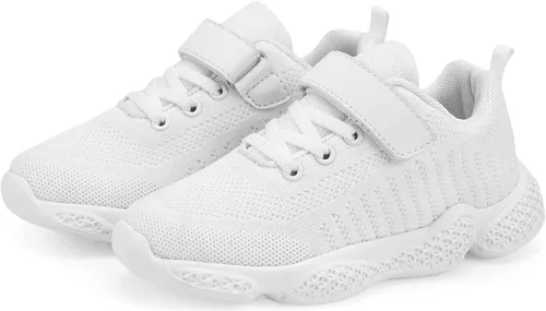 Vista 5 de Santiro Zapatos para niños y niñas, tenis para correr