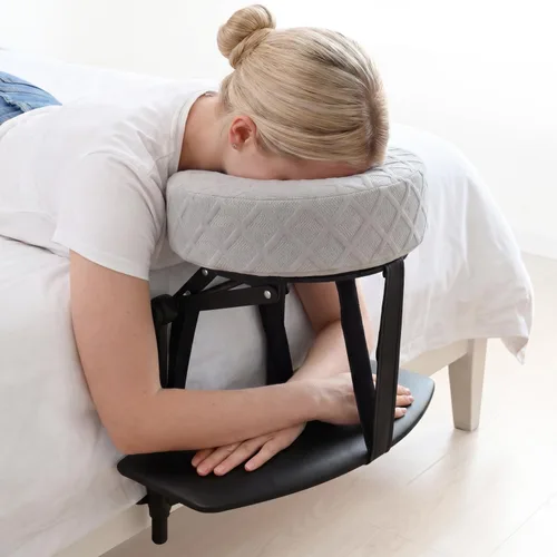 Vista 8 de Massage Headrest for Bed, Adjustable Bed Face Cradle Holder with Armrest