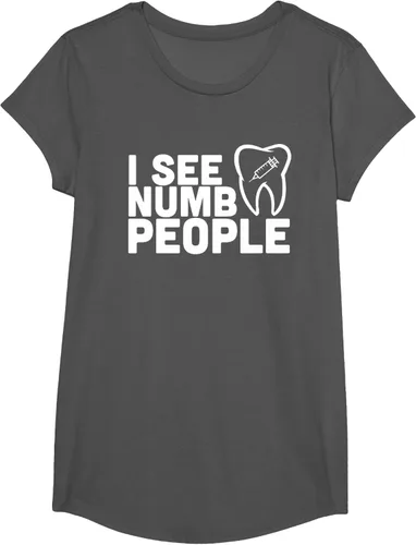 Vista 31 de I see Numb People - Camiseta de regalo para dentista dental, Negro, S