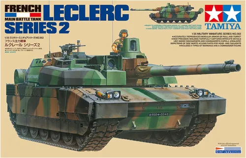 Vista 2 de Tamiya 35362 1/35 Kit de modelo de plástico del tanque de batalla principal francés