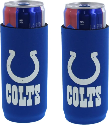 Vista 19 de Paquete de 2 soportes para latas de fútbol de 12 onzas, delgado y delgado, aislador de bebidas Huggie Cooler Coozies (Arizona (cardenales))