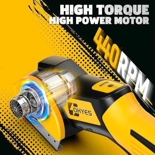 Vista 2 de Tijeras Eléctricas Inalámbricas Compatibles con Batería DeWALT 20v Max 440RPM Potente Cortadora de Tela Potente para Cartón, Alfombra, Plástico