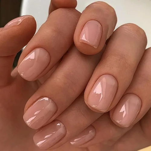 Vista 12 de Uñas postizas cuadradas cortas a presión, color liso, blanco leche, rosa, cobertura completa, con diseños, uñas postizas brillantes con pegamento S1