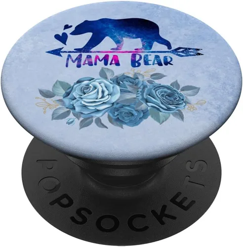 Vista 7 de Mama Bear - Agarre pop para mamá y mamá, PopSockets PopGrip: agarre intercambiable para teléfonos y tabletas, PopSockets MagSafe PopGrip para iPhone