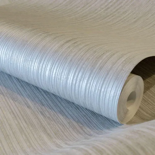 Vista 4 de CONCORD WALLCOVERINGS ™ Papel tapiz moderno texturizado geométrico, vinilo decorativo para pared, brillo y mica, estructura y alivio, gris fósil, 21
