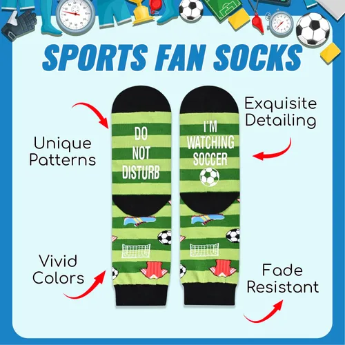 Vista 4 de Regalos deportivos para hombres y mujeres Calcetines de béisbol, baloncesto, fútbol, fútbol, carreras