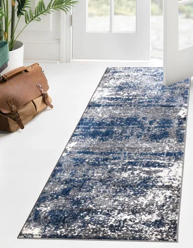 Vista 68 de Keen Home Design Alfombras de Área - 2x3 Que No Se Desprenden, Alfombras Abstractas para Cocina, Sala de Estar, Dormitorio, Comedor, Entrada Negro
