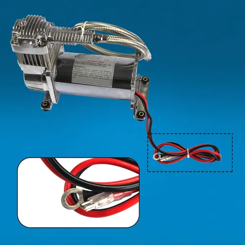 Vista 5 de Kit de compresor de aire de doble cromo 440C 200 PSI de 12 voltios 440C