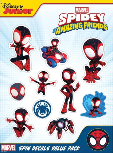 Vista 16 de Marvel Spidey and His Amazing Friends Calcomanías - Juego de 4 calcomanías de vinilo Ghost-Spider Gwen Stacy para automóvil, botella de agua