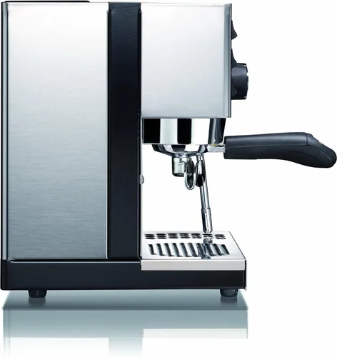 Vista 3 de Rancilio máquina Silvia Espresso con estructura de hierro y paneles laterales de acero inoxidable, 11,4 x 13,4 pulgadas