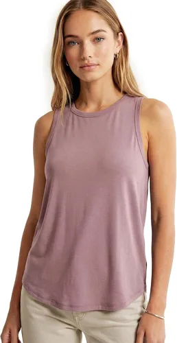 Vista 9 de sissycos Camisetas deportivas sin mangas con espalda cruzada para mujer, ajuste holgado Negro