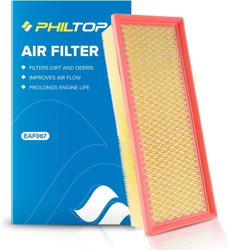 Vista 16 de PHILTOP Filtro de aire del motor CA10015 de repuesto para Honda Ridgeline 2006-2014 V6 3.5L, panel rígido