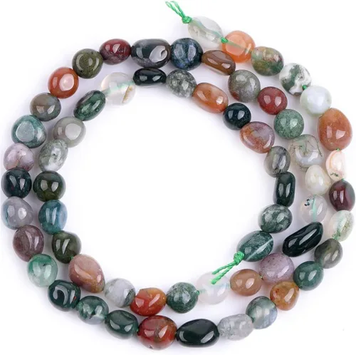 Vista 20 de HAAMIIQII - Cuentas sueltas de cristal de amatista púrpura natural de 5-8 mm, pequeñas, irregulares, en forma libre, pulidas, para hacer joyas, 38