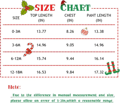 Vista 6 de Conjunto de ropa de Navidad para bebés y niñas