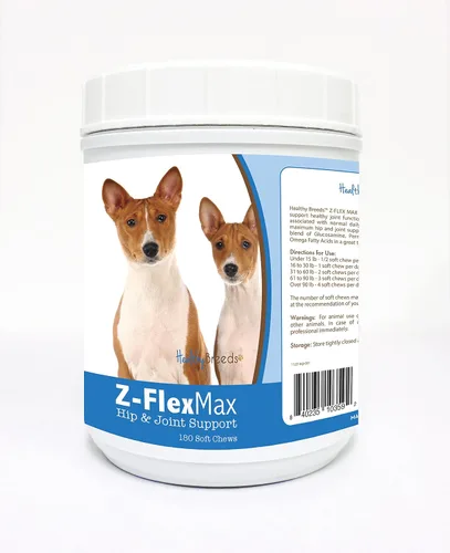 Vista 39 de Healthy Breeds Afghan Hound Z-Flex Max - Masticables suaves para cadera y articulaciones, 100
