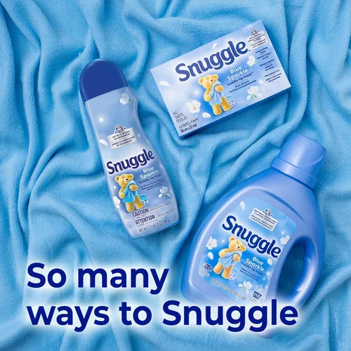 Vista 10 de Snuggle Hojas de secadora suavizantes de tela, brillo azul, 230
