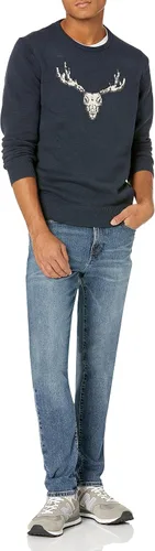 Vista 4 de Goodthreads - Suéter de algodón suave con cuello redondo para hombre (marca de Tienda)