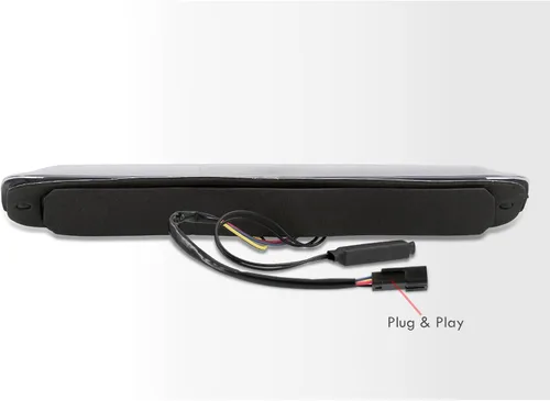Vista 7 de Luces ledes de freno traseras con carcasa negra de repuesto de camiones para Chevy y Sierra