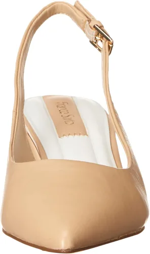 Vista 2 de Franco Sarto Zapatos de tacón bajo para mujer Racer Slingback, Cuero Beige