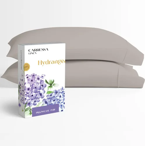Vista 61 de Carressa Linen - Juego de sábanas 100% algodón de 600 hilos