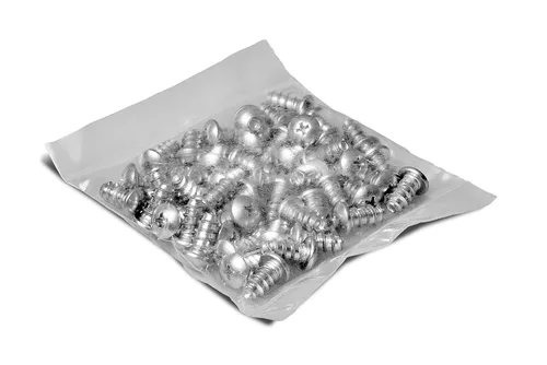 Vista 2 de Triton Products Tornillos DuraHook para tablero perforado de 1/4 pulgadas, paquete de 50, color plateado