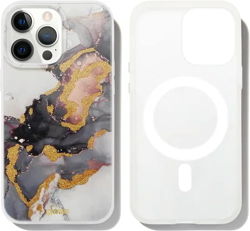 Vista 247 de Sonix - Funda para iPhone 12 y iPhone 12 Pro, compatible con MagSafe, probada contra caídas de 10 pies, Brown Tort, diseño de carey marrón