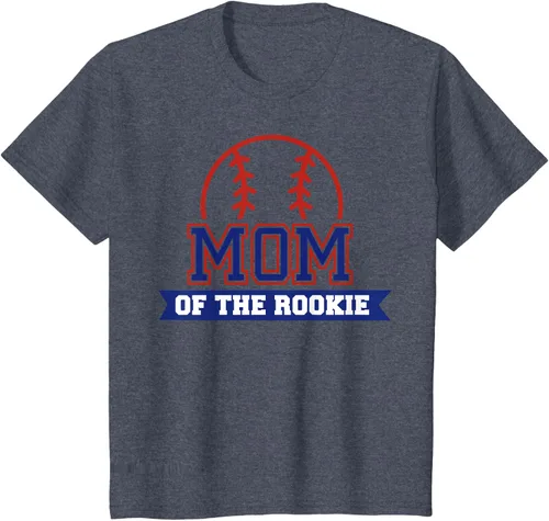 Vista 70 de Mom of Rookie - Camiseta de béisbol para primer cumpleaños, Blanco