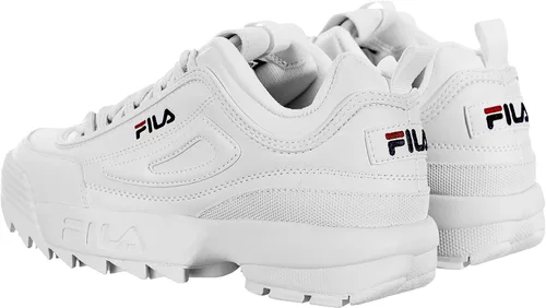 Vista 4 de Fila Zapatos Disruptor Ii Repeat Kids BlancoAzul MarinoRojo 4.5, Azul marino, rojo.