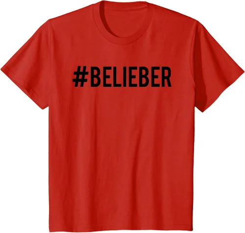Vista 3 de Justin Bieber Camiseta oficial #Belieber Hashtag