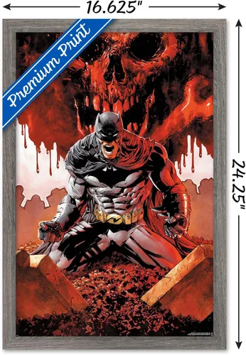 Vista 3 de Trends International DC Comics Batman - Póster de pared de Batman con huesos