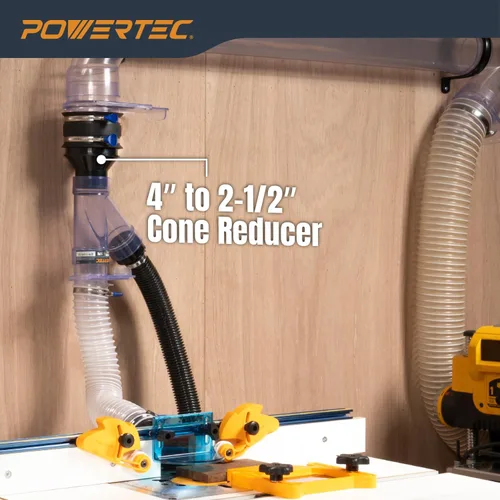Vista 2 de POWERTEC 70136 cono reductor de 4" a 2-1/2".