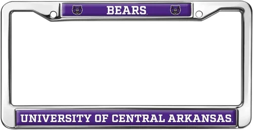 Vista 41 de Texas A&M University - Texarkana Mascot - Marco de metal estándar para placa de matrícula de tamaño completo