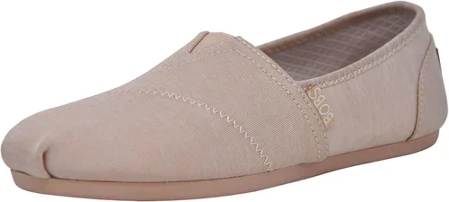 Vista 11 de BOBS de Skechers - mocasines sin agujetas y a la moda para mujer, de felpa, pantuflas/mocasines Plum Engineered Knit