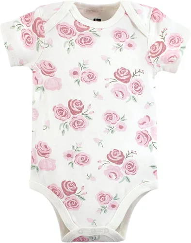 Vista 503 de Hudson Baby baby-girls Cotton Bodysuits 3-pack
