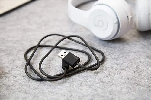 Vista 4 de Cable cargador de carga USB de repuesto [2 unidades] compatible con Beats by Dre Studio Solo Powerbeats 2 3 Píldora de auriculares inalámbricos +