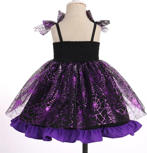 Vista 4 de Vestido de cumpleaños para niña, sin mangas, sin espalda, vestido de tutú de princesa, vestido de tutú para fiesta de tartas, sesión de fotos