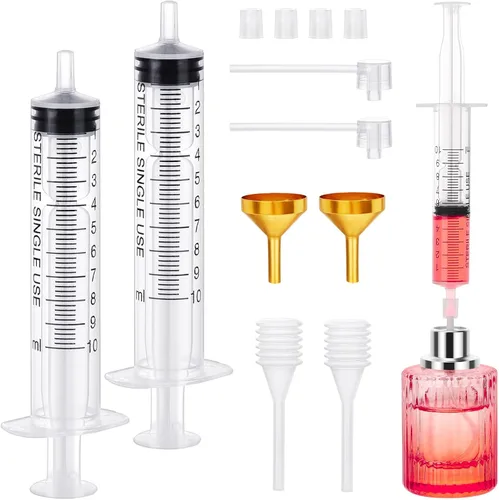 Vista 7 de Segbeauty Kit de Herramientas de Recarga de Perfume de 5ml, Juego de 8 Piezas de Herramientas de Dispensador de Perfume Transparente de Plástico