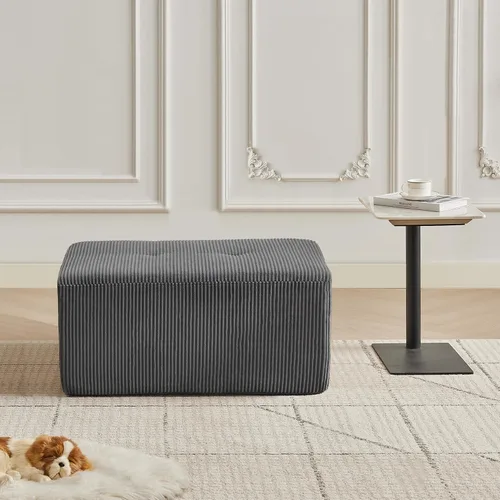 Vista 34 de Sofá modular modular con otomana móvil, sofá de asiento profundo con almohadas, cómodo sofá modular de nube para sala de estar, dormitorio y Blanco