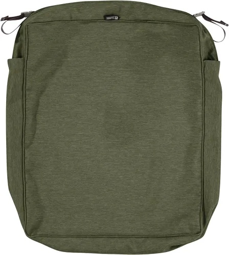 Vista 18 de Classic Accessories Montlake - Funda deslizante para cojín de asiento rectangular resistente al agua de 21 x 19 x 5 pulgadas para exteriores, funda