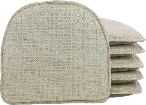 Vista 33 de Klear Vu Raindrop The Gripper - Cojines antideslizantes para silla, suaves y cómodos, almohadillas para asiento, almohadón para cocina, comedor u